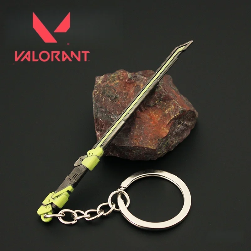 

Valorant Gaming Keychain Swords Model Keyring Metal Pendant Backpack Accessories Halloween Birthday Gift For Boy Gril Children
