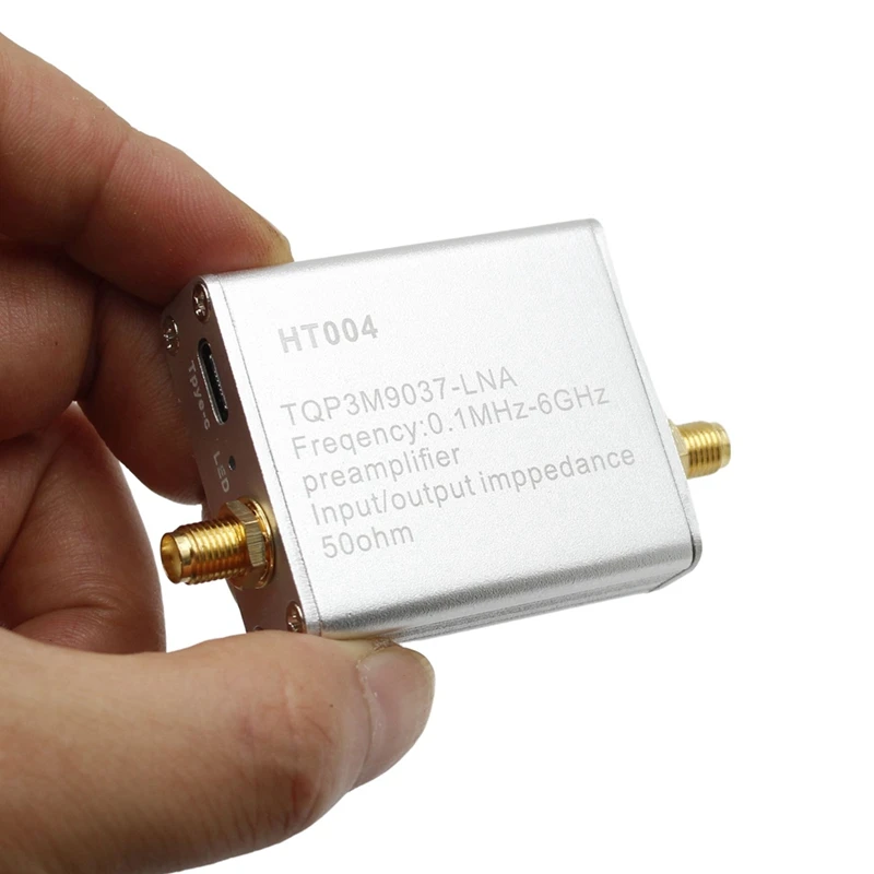 A73E-HT004 Low Noise Amplifier 100K-6Ghz 20Db High Gain Power Preamplifier LNA Module For RF & SDR