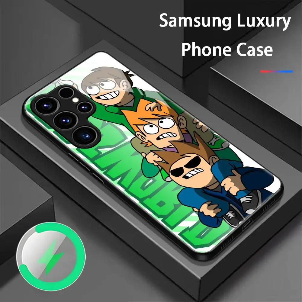 Eddsworld Phone Case For Samsung S26 S25 S24 S23 S22 S21 S20 Plus Ultra Fold A Glass Magnetic Case