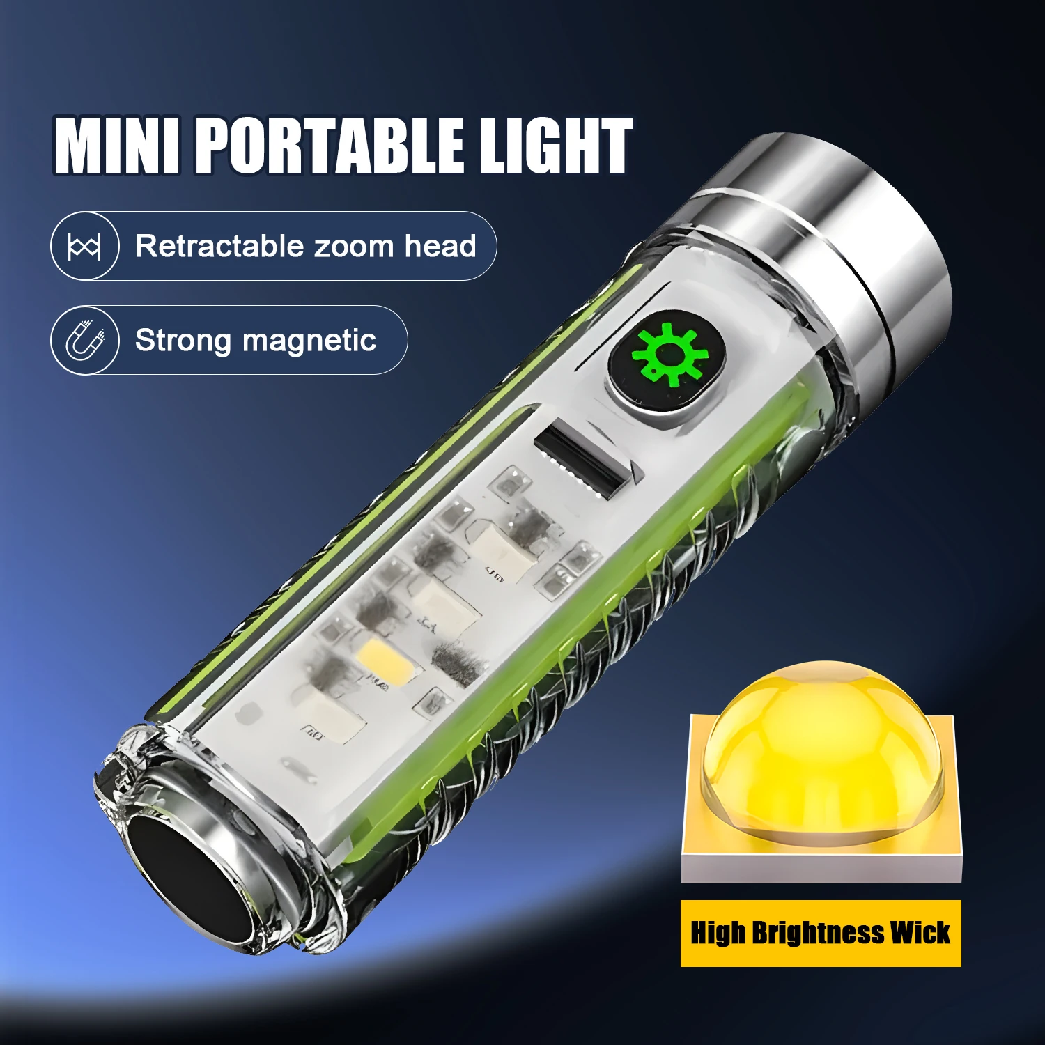 Lantern Led Work Light Camping Handheld Searchlight Portable Rechargeable Led Lamp Very Strong Flashlight Torch High Power Flash