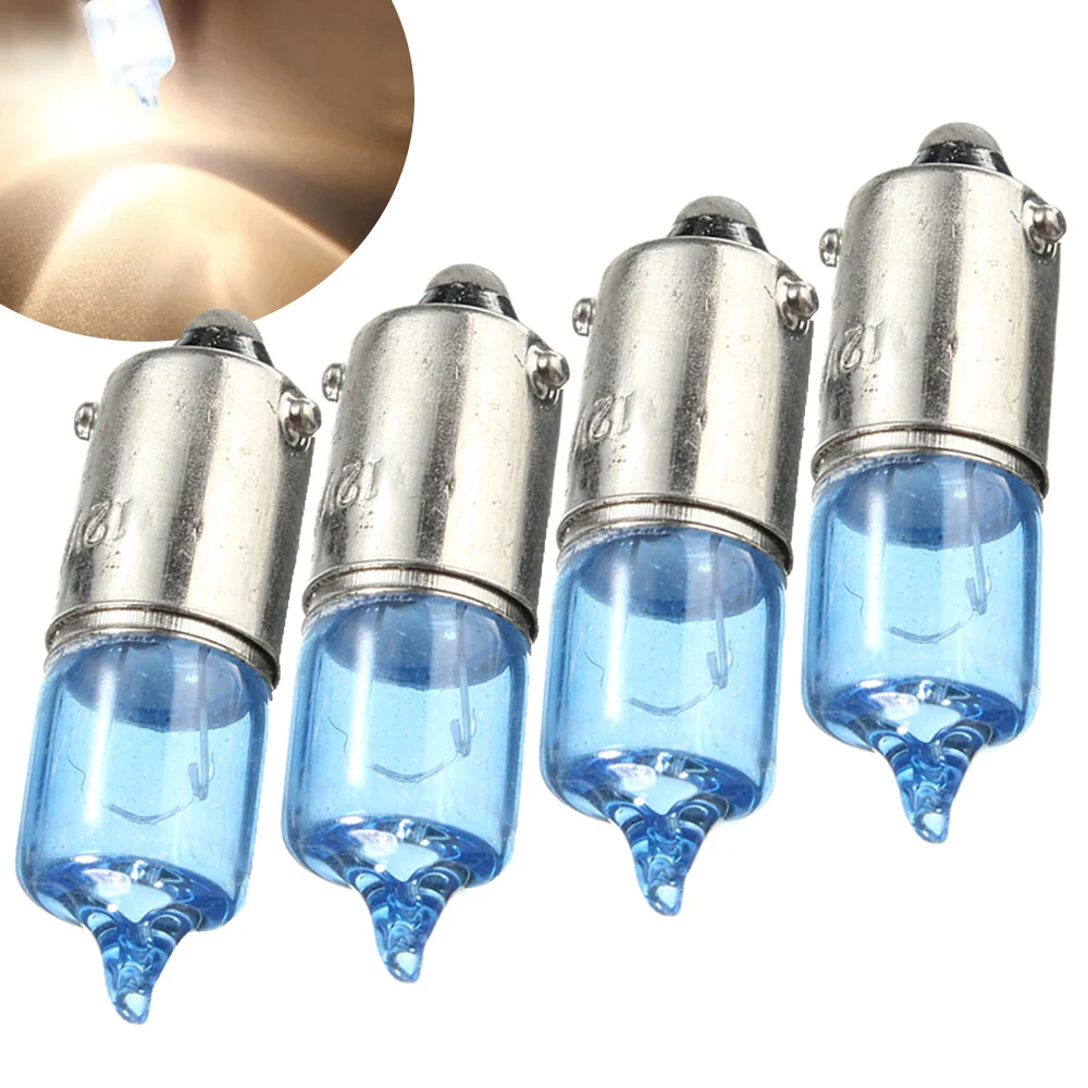 4Pcs Car Auto Xenon Sidelight 6W BAX9S H6W Super White 5000KBulbs Turn Signal Lamp Bulbs Car Light Source DC12V Car Styling