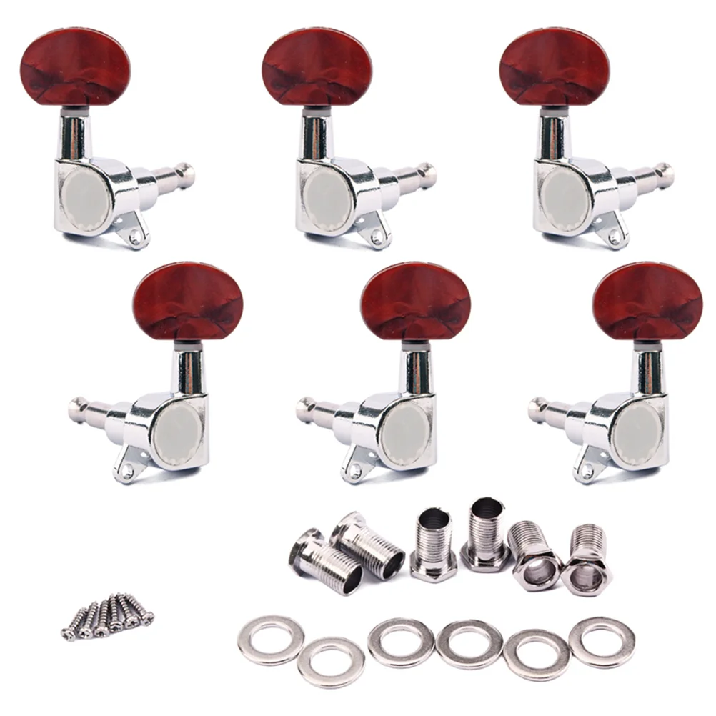 

Electric Guitar Peg Banjo Machine Head Tuners Heads Tuning Pegs for Classical Coffee