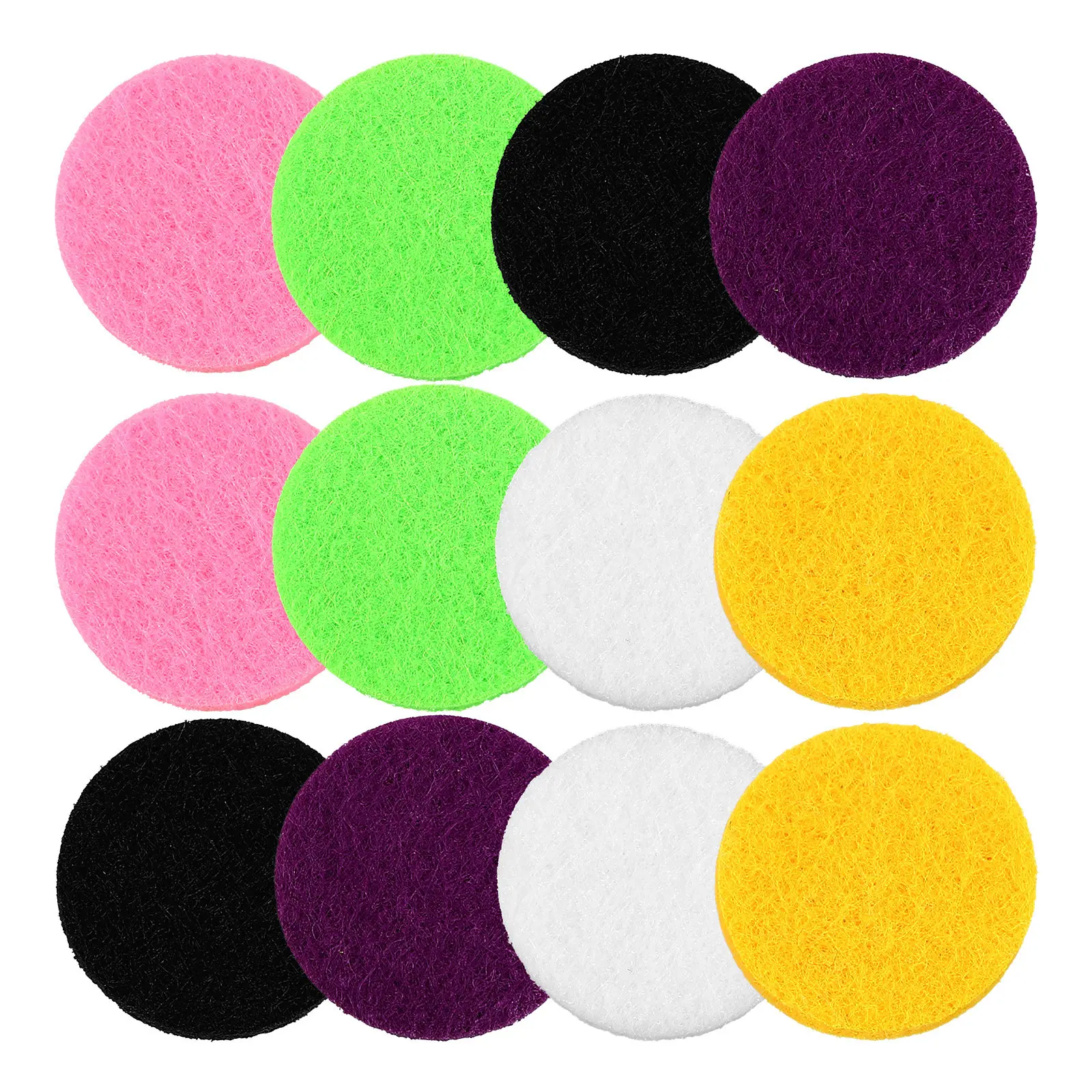 12 Pcs Aromatherapy Scent Cotton Car Diffuser Refill Replacement Pads Oil Fragrant