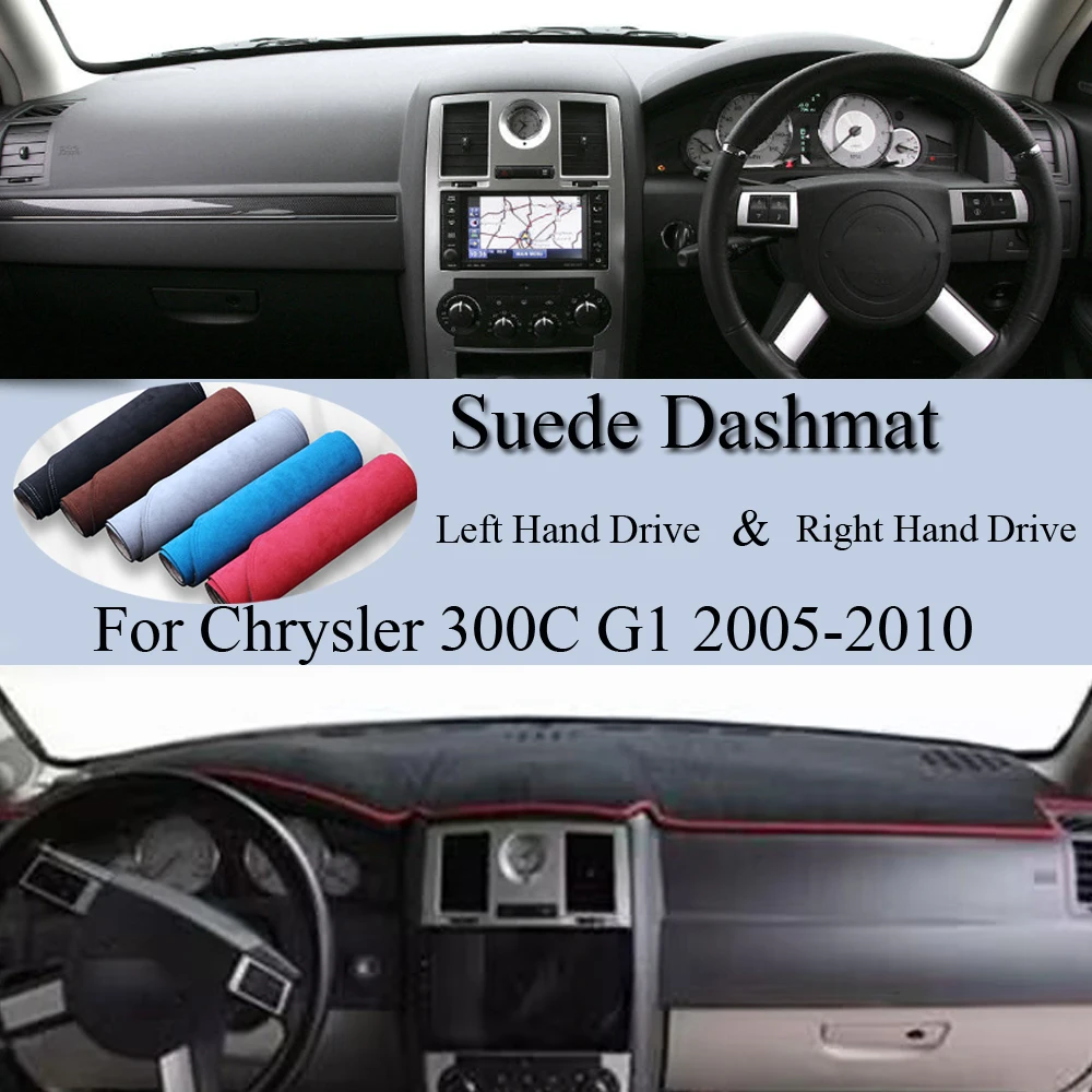 For Chrysler 300C G1 2005 2006 2007 2008 2009 2010 Suede DashMat Dash Mat Cover Dashboard Pad Sunshade Carpet Car Accessories