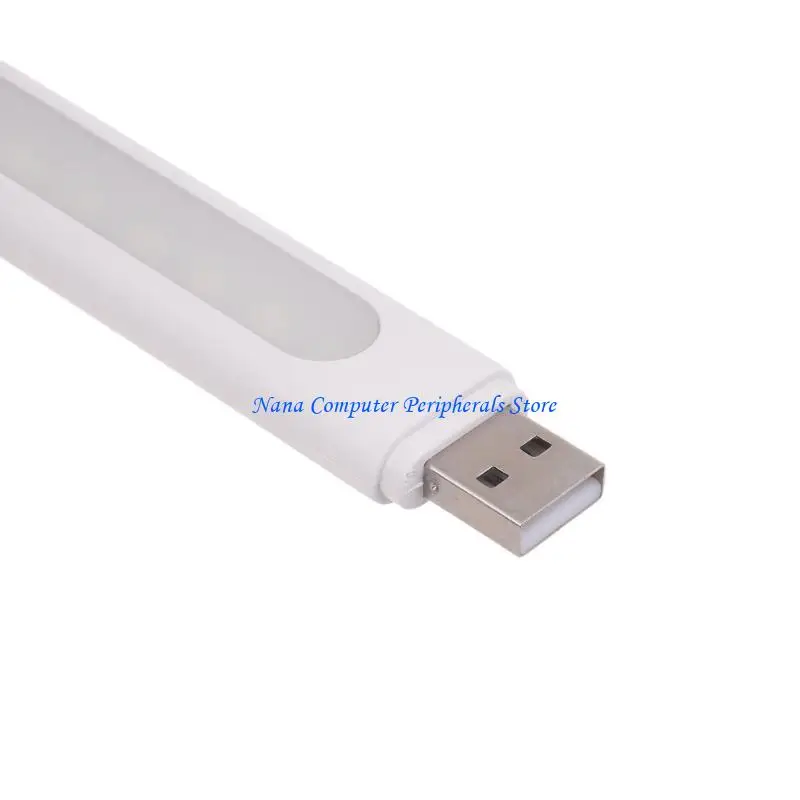 F68C 소형 USB LED 조명 10 LED 비드 미니 나이트 램프 마이크로 USB 또는 전원 뱅크 및 노트북을위한 유형 C 인터페이스