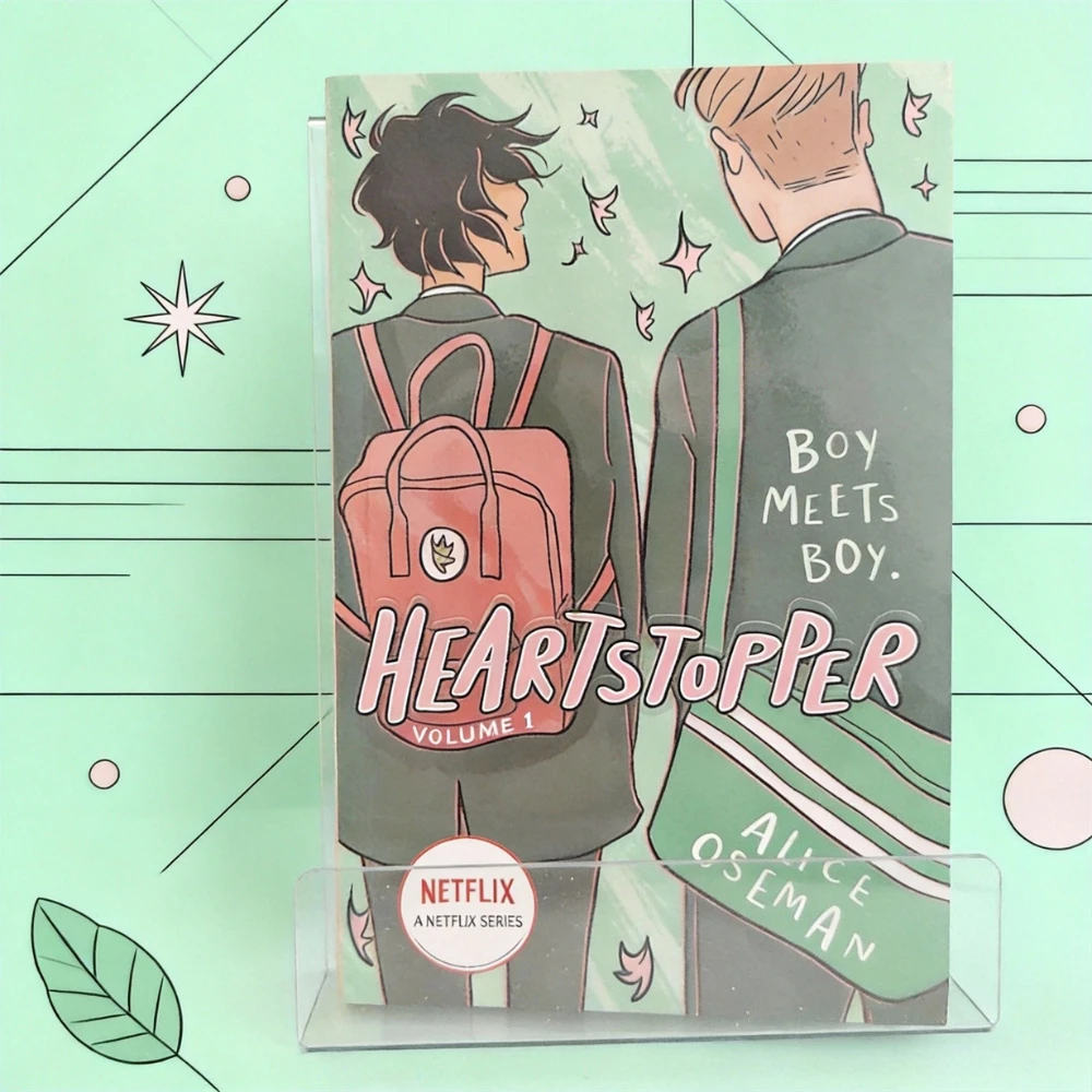 

Heartstopper Volume 1 By Alice Oseman - Warm Teen Romance Graphic Novel (Netflix Series Adaptation) for Young Readers & Fans