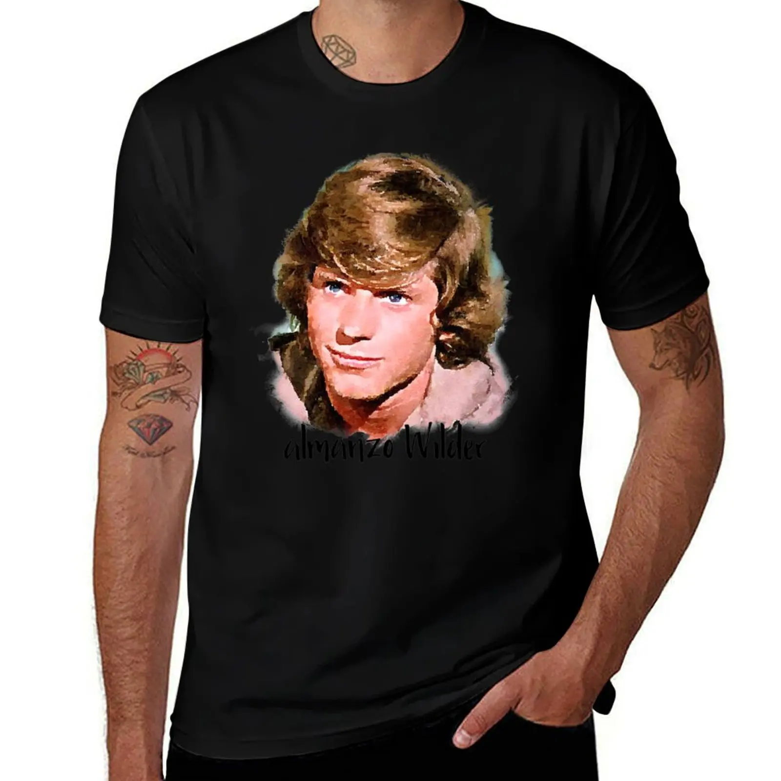 Almanzo Wilder Little House on the Prairie T-Shirt Moisture Control Sports Tee T-Shirt