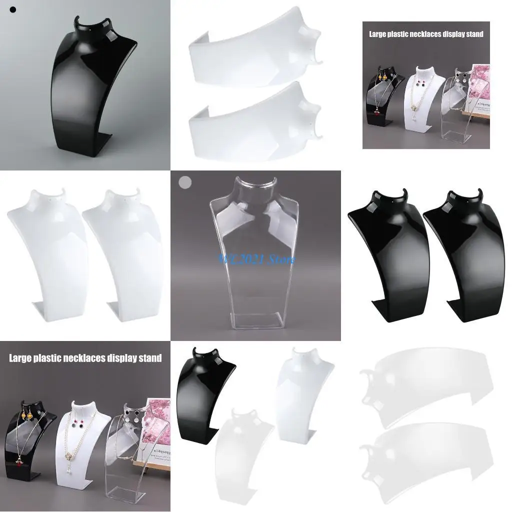 

G5GC 2 Pieces Versatile Necklace and Bracelet Display Stands Multifunctional Featuring Sturdy Construction for Studios