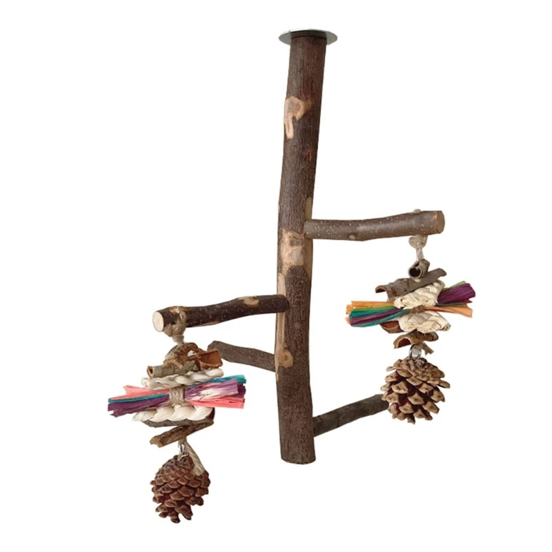 Parrot Chewing Toy Bird Perch Provide a Comfortable Resting and Entertaining Space for Bird Perfect for Homes Pet Stores