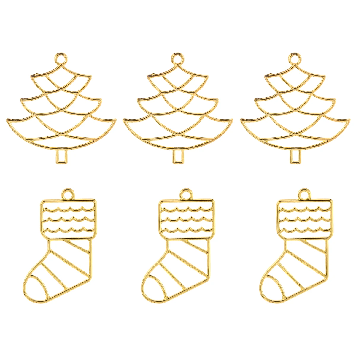 

20 шт., металлическая полая рамка, набор для изготовления ювелирных подвесок, рождественский инструмент «сделай сам», ювелирная подвеска, рамка, инструменты «сделай сам», рождественский орнамент