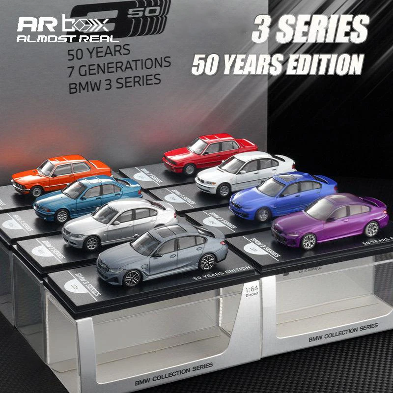 

AR BOX 1:64 3 Series E21 E30 E36 E46 E90 F30 G20 Alloy Car Diecasts & Toy Vehicles Car Model Miniature Scale Model For Children