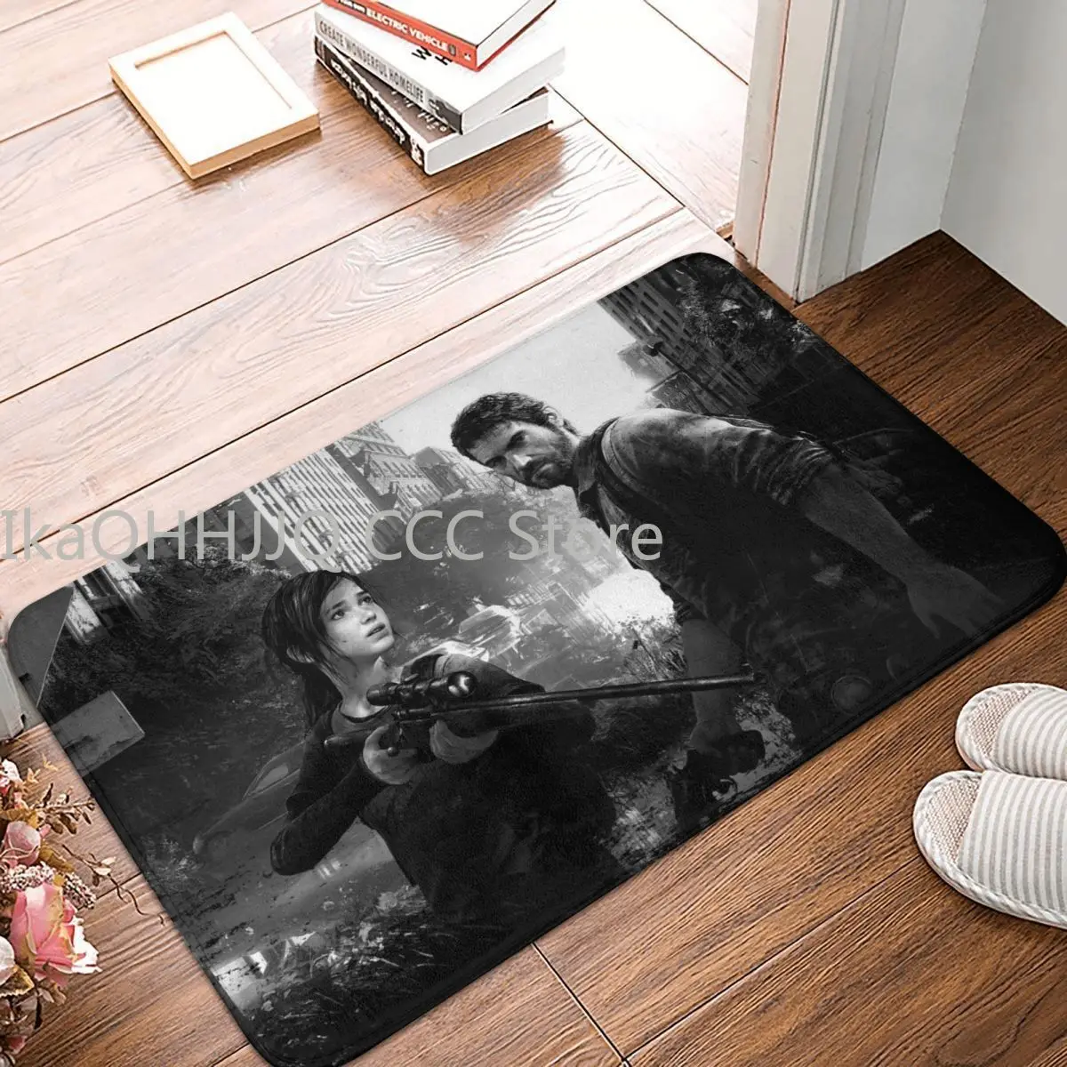 The Last of Us Non-slip Doormat The Last Of Us Ellie Joel Sony Living Room Kitchen Mat Welcome Carpet Flannel Pattern Decor