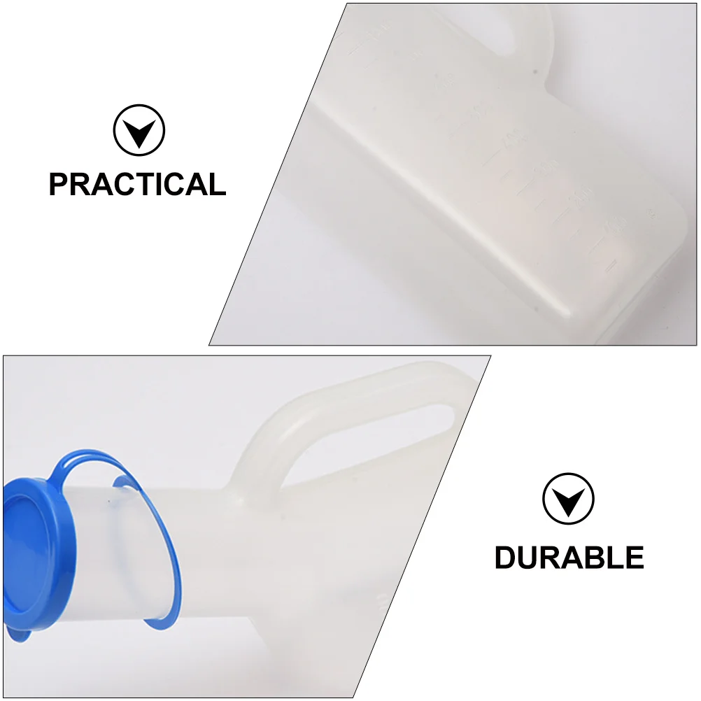 

1 шт., большая емкость, бутылка для писсуара, утолщенная пластиковая портативная камера, горшок для пожилых пациентов, прочный контейнер для мочи