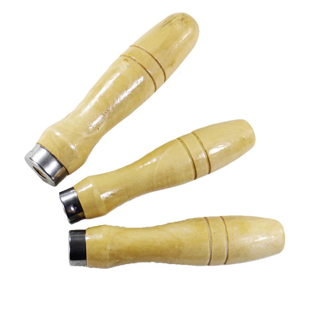 5pcs Wooden Handle for File Cutting Tool Craft - 68MM Inner Hole handle for cuuting tool handle for tool