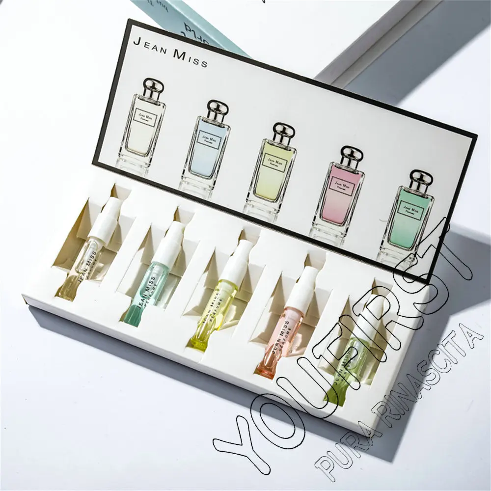 Coffret cadeau parfum pour femme, mini parfum, parfum floral végétal, nouilles, Cologne, parfum durable, original, 15ml, ensemble 5 pièces