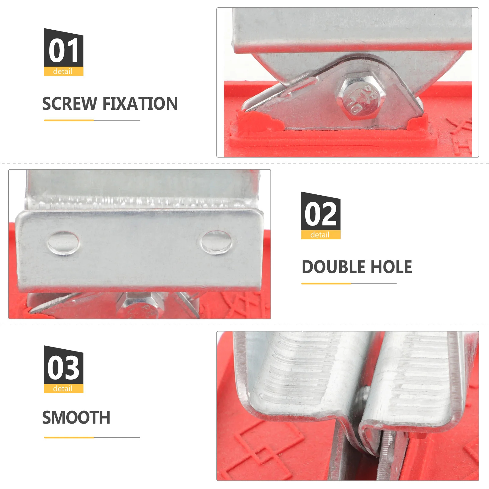 

2Pcs Ladder Stabilizer Extension Ladder Leg Protective Covers Iron Rubber Replacement Feet Pads for Aluminum Fiberglass Ladders