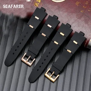 Siyah kauçuk bilezik erkekler için, bilezik yedek bilek kayışı BVLGARİ, Bvlg, Diagono, 24mm x 8mm, 22mm x 8mm En çok satılan 12 bileklik saat bvlgari-no. 1