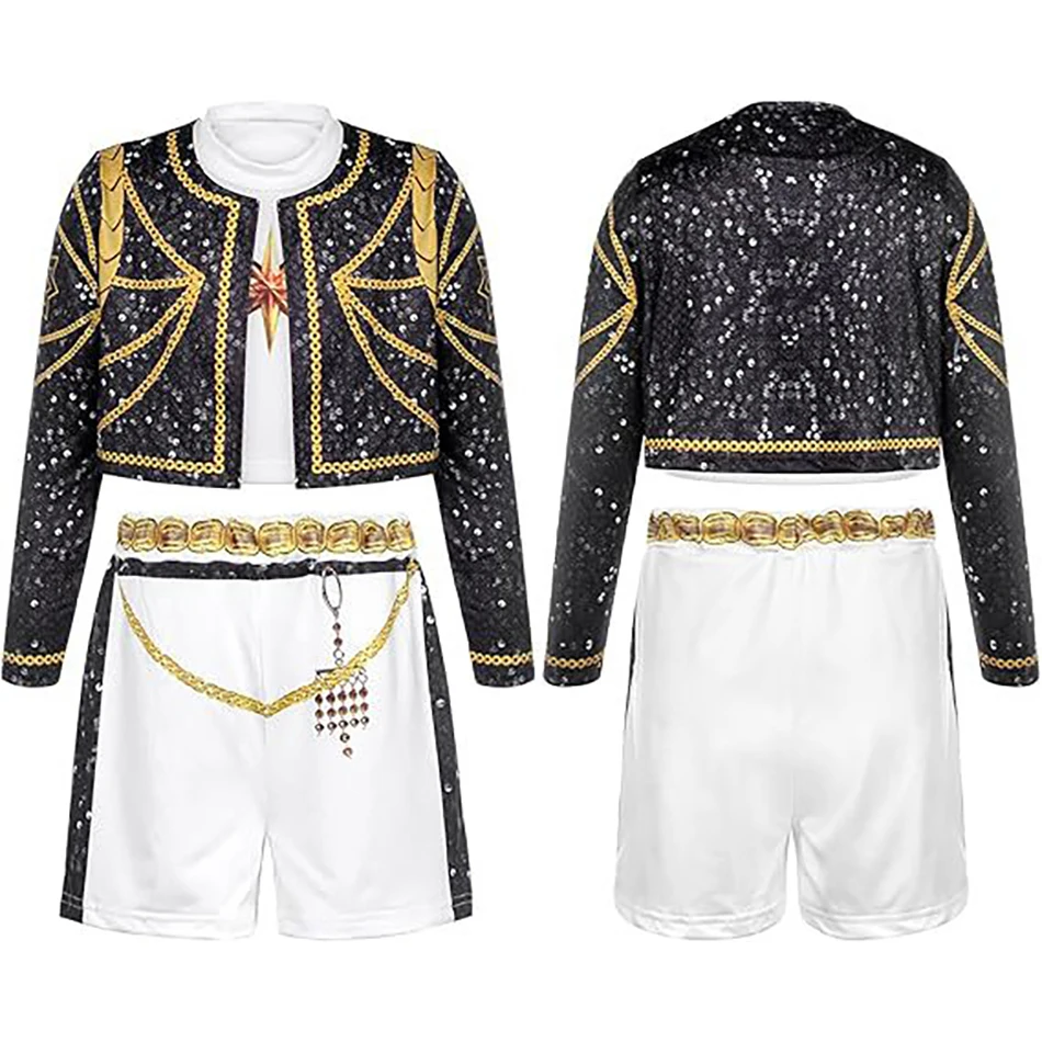 3 قطعة مجموعات الاطفال أزياء الهالوين كرنفال الكرة هنتر فستان عيد الميلاد البوب الفتيات حفلة عيد ميلاد كعكة شيطان تأثيري الملابس #1