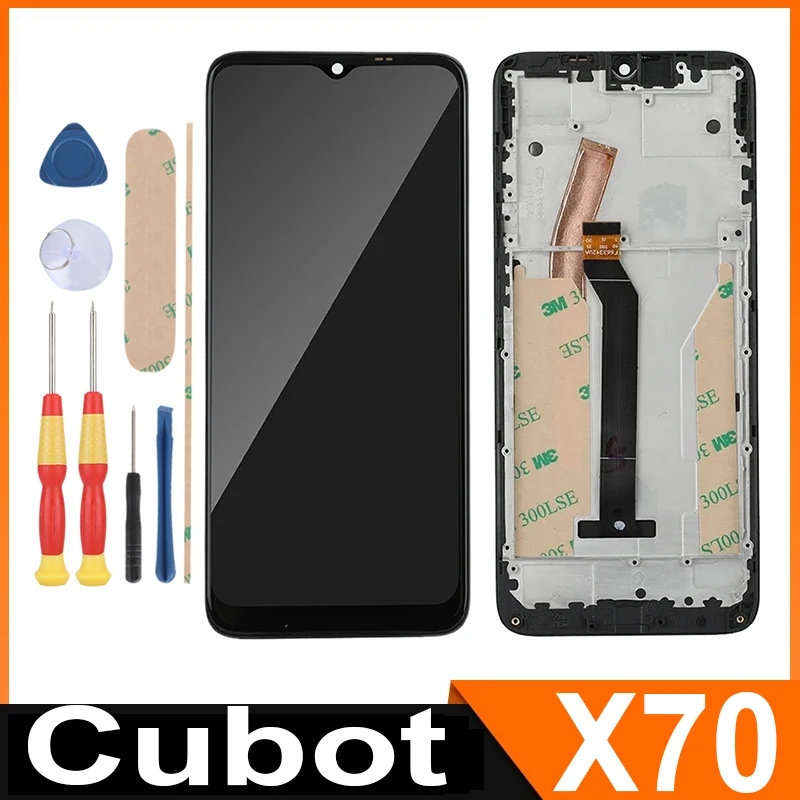 

For Cubot X70/ 6.58" FHD+ LCD Display + Touch Screen+With Frame