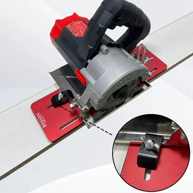 Carpentry Adjustable Cutting Wood Board Bracket Universal Base Plate for Marble Machine Handheld-saw Quick Positioning Bracket