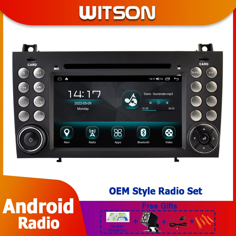 

Car Radio CarPlay WIFI Multimedia Player For Mercedes Benz SLK class R171 SLK200 SLK280 SLK300 2000-2011 DSP Stereo Audio