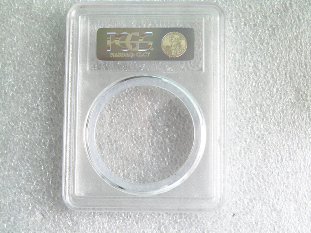 PCGS Grading Coin Rating Coins Capsule Box+Hologram Holder PCGS empty Matte Slab Storage Box(Different Sizes For Chose)