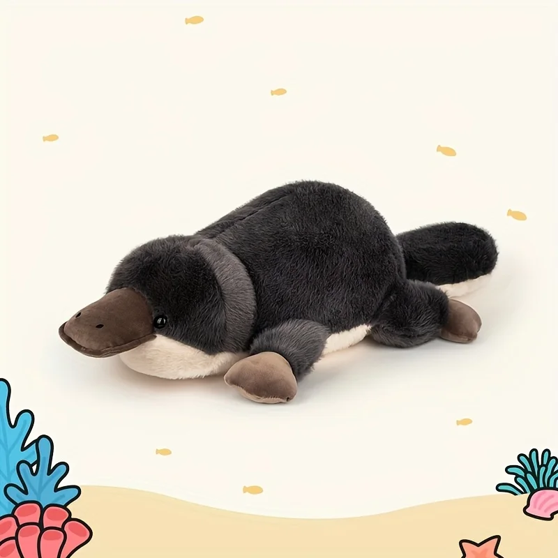

100cm Throw Pillow Simulated Platypus Soft Platypus Stuffed Animal Emulational Plush Toys Boys and Girls Cute Cartoon PP cotton
