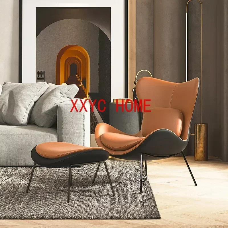 Wingback Lounge Room Luxury Leather Waterproof Living  Armchair Bedroom Home Furniture