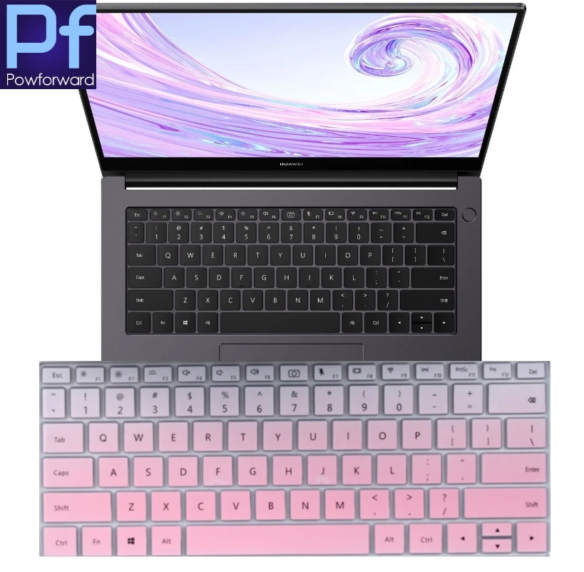 

for HUAWEI MateBook D 14 2020 (AMD Ryzen 5 3500U 3500U/8GB/512GB/ Linux ) Silicone Keyboard Cover Protector skin MateBook 14