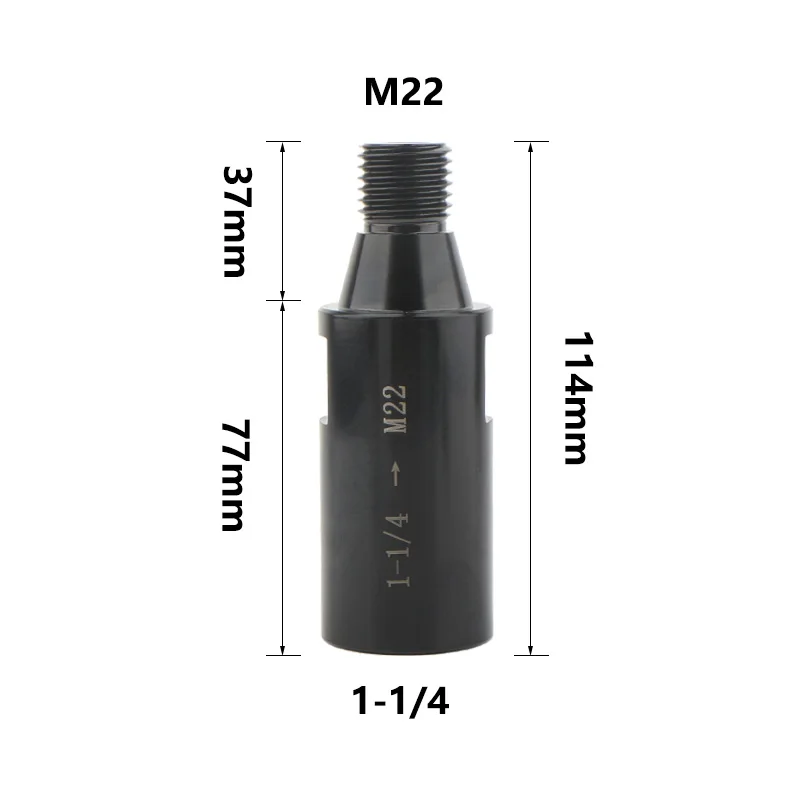 Thread Adapter For Diamond Drill Core Bits Hole Saw 1-1/4