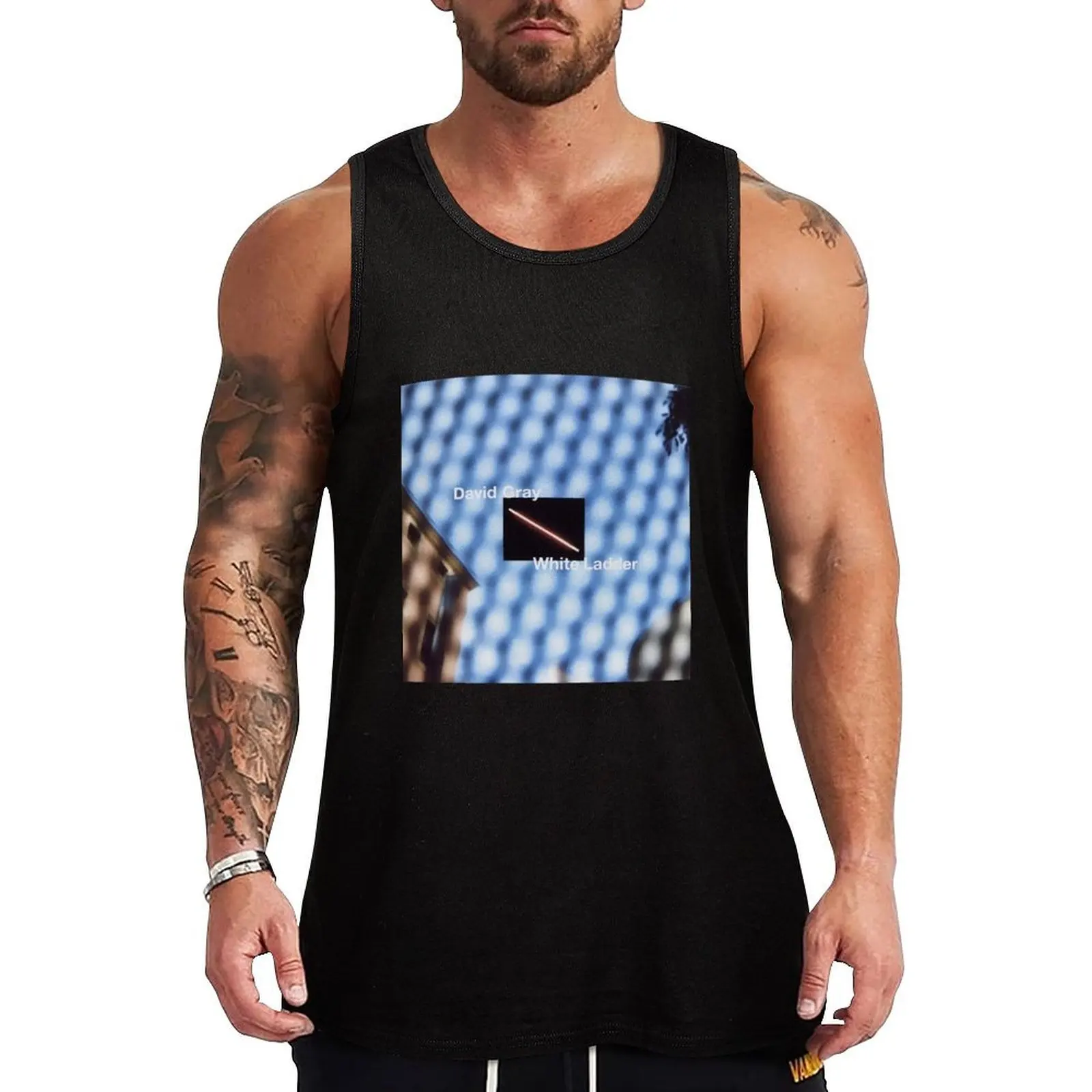 David Gray white ladder Tank Top Art Print Tank Top Creative Graphic Sleeveless Shirt
