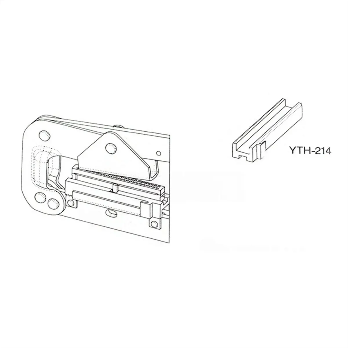 Eco-friendly YTH-214 Gray Cable FC Crimping Pliers for Computer Cable and Simple Horn Plugs