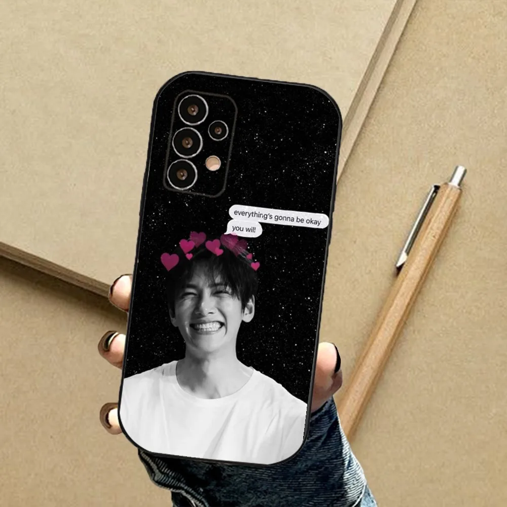 Korea Ji Chang Wook Actors Phone Case For Samsung S24,23,23,22,30,21,10,9,Note20 Ultra,Lite,Ultra,5G,Plus,FE,Black Soft Case