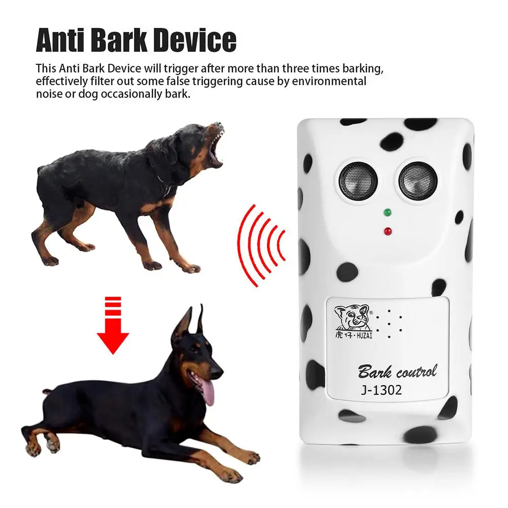 Ultrasonic Dog Bark Stopper Anti Bark Wall Mounted Voice Activated Dog Repeller Equipment Training Device Control Wall Mounted