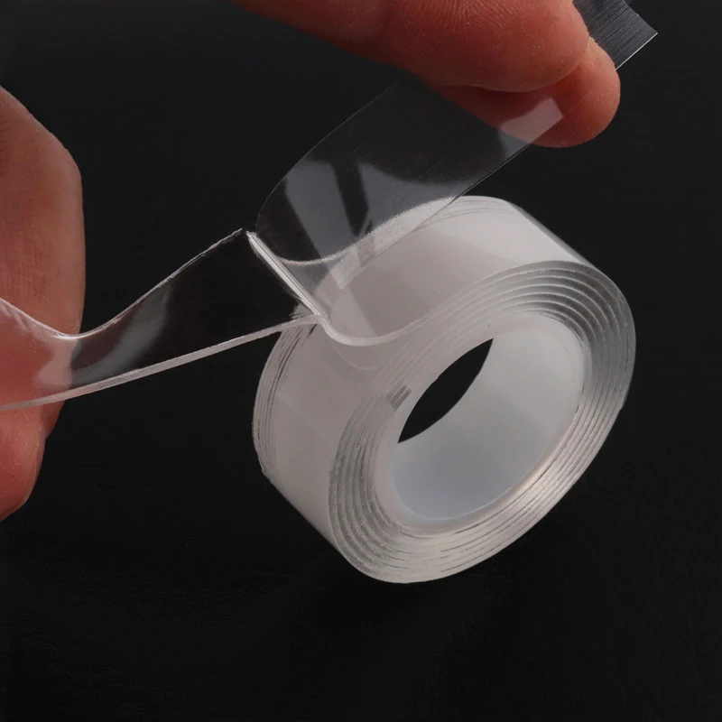 1/3/5m Nano Tape Transparent Non Marking Waterproof Tape Non Marking Double Sided Tape Reusable Can Be Cleaned For Household Use