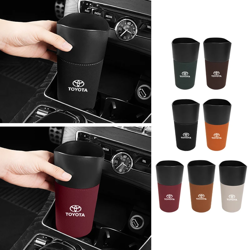 Car Umbrella Organizer Waterproof Trash Can Accessories For Toyota Corolla Yaris Prius CHR Aygo Camry Auris Avensis Land Cruiser