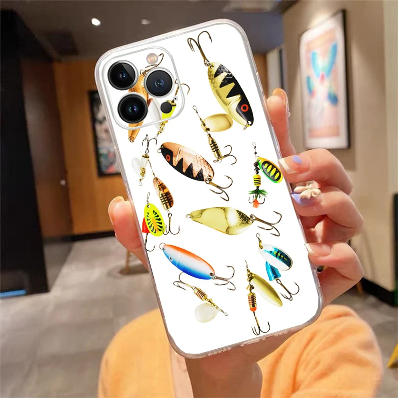 

Phone Case For iphone 17ProMax Air 16 15 14 13 Pro Max 15 16 Pro 15Plus Bass Fishing Fisherman Hunting Man