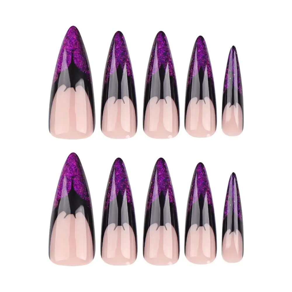 

Visual Impact Halloween Press on Nails Various Styles Detachable Halloween Fake Nails Festive Atmosphere DIY