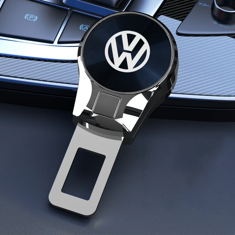

Volkswagen Seat Belt Expander Zinc Alloy Plug CD Texture Full Model Universal Auto Parts
