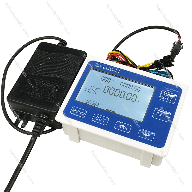 Digital Flow Meter Automatic Water Shut-off When It Arrives Water Flow Sensor  Rate Monitor B5   Meter