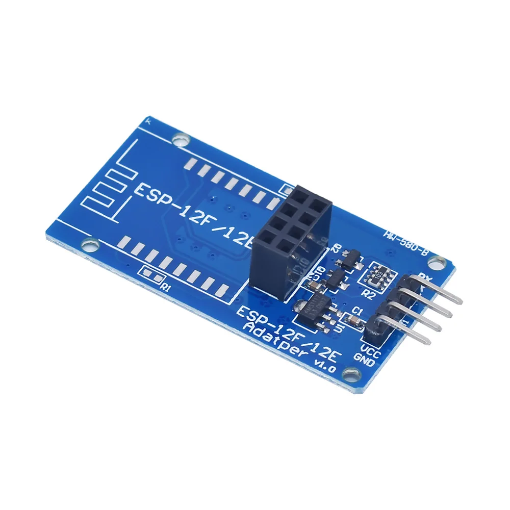 ESP8266 ESP-12F/12E Serial WiFi Wireless Adapter Module 3.3V 5V Esp01 Breakout PCB Adapters Compatible For Arduino