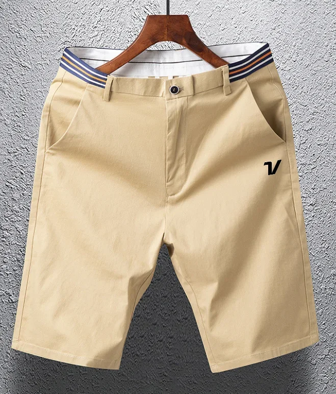 Summer Men's Cotton Golf Pants Trendy Loose Golf Clothing Men's Golf Shorts Casual Shorts Men's Korean Five-point Pants