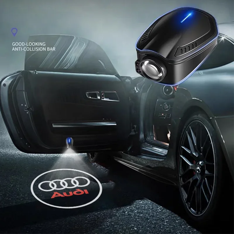 

2025 Car Charging Welcome Lighting Auto Accessories Neon Led Projector Light For audi A1 A3 8V 8P 8L A4 B5 B6 B7 B8 A6 C5 C6 C7