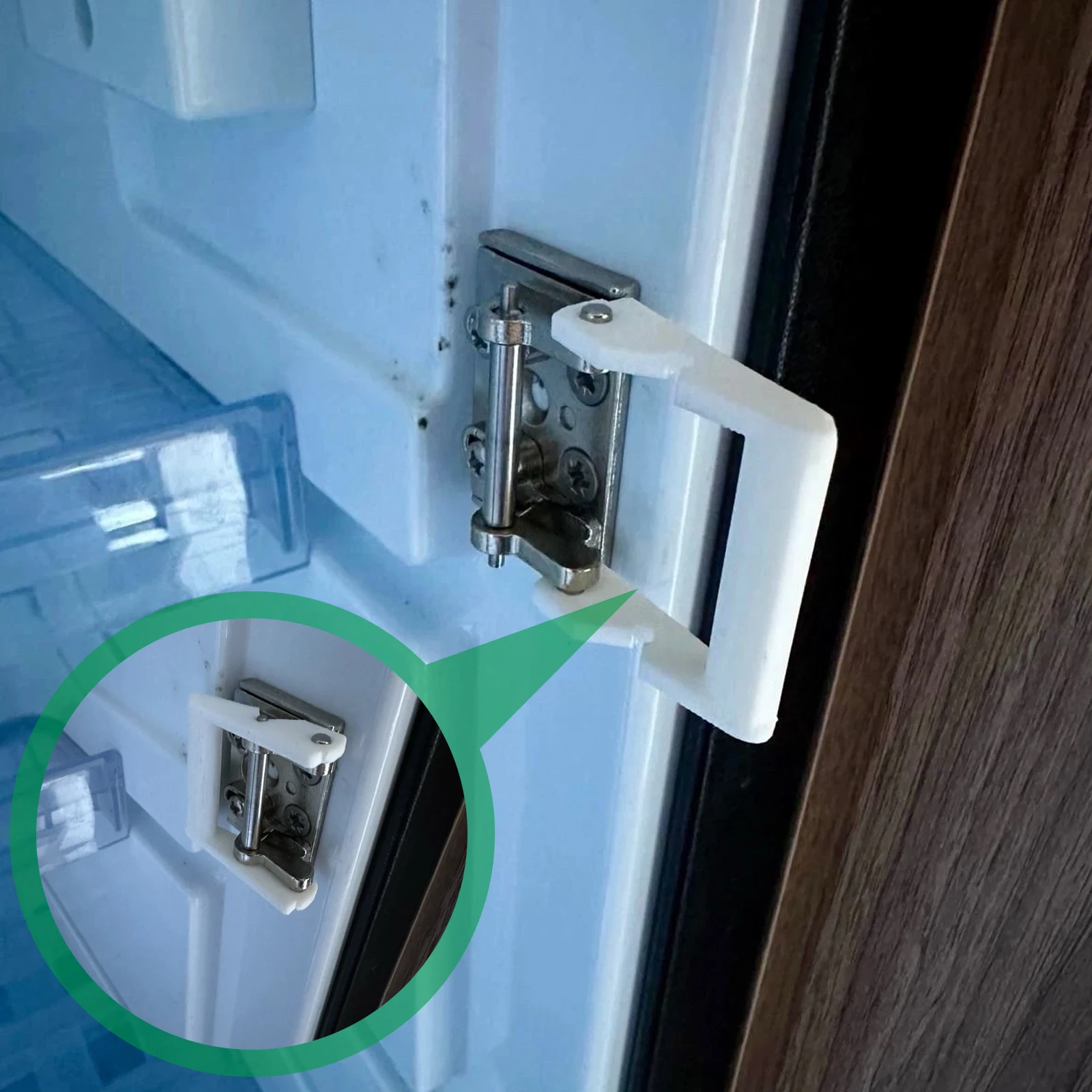 Fridge Door Catch Replacement 289058270 For Dometic Series 9 RM9 Caravan Motorhome 3D Printed 2890582709