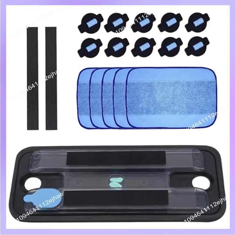 N83R 1 مجموعة عجلة الإطارات ممسحة منصات غطاء الماء ل اي روبوت برافا 320 380 381 380T 390 390T جهاز آلي لتنظيف الأتربة الملحقات