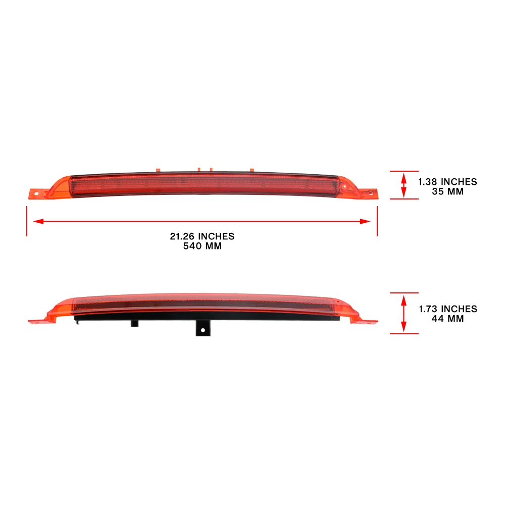 For 2013-2019 2020 VW Golf VII GTE GTD GTI R e-Golf 2017 2018-2023 T-Roc Touareg LED Center Third Brake Light Tail Warning Lamp