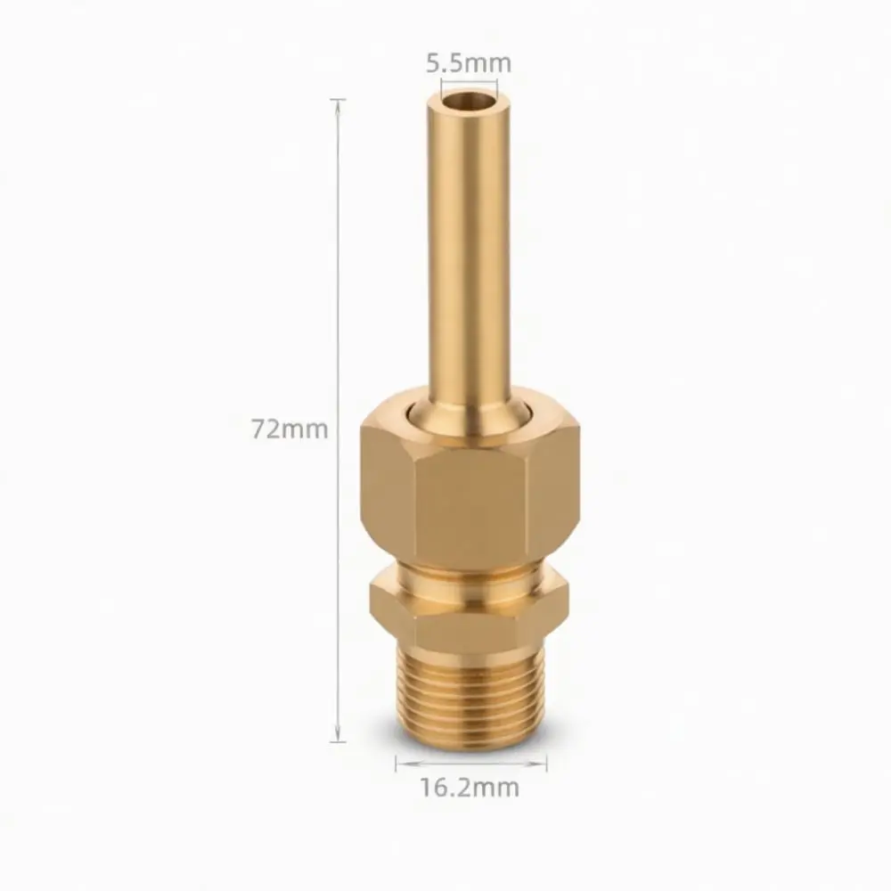 Adjustable Solid Brass Fountain Nozzle Universal Rotary Flow Spray Head For Pond Landscape Garden Waterfall Decorative Sprinkler