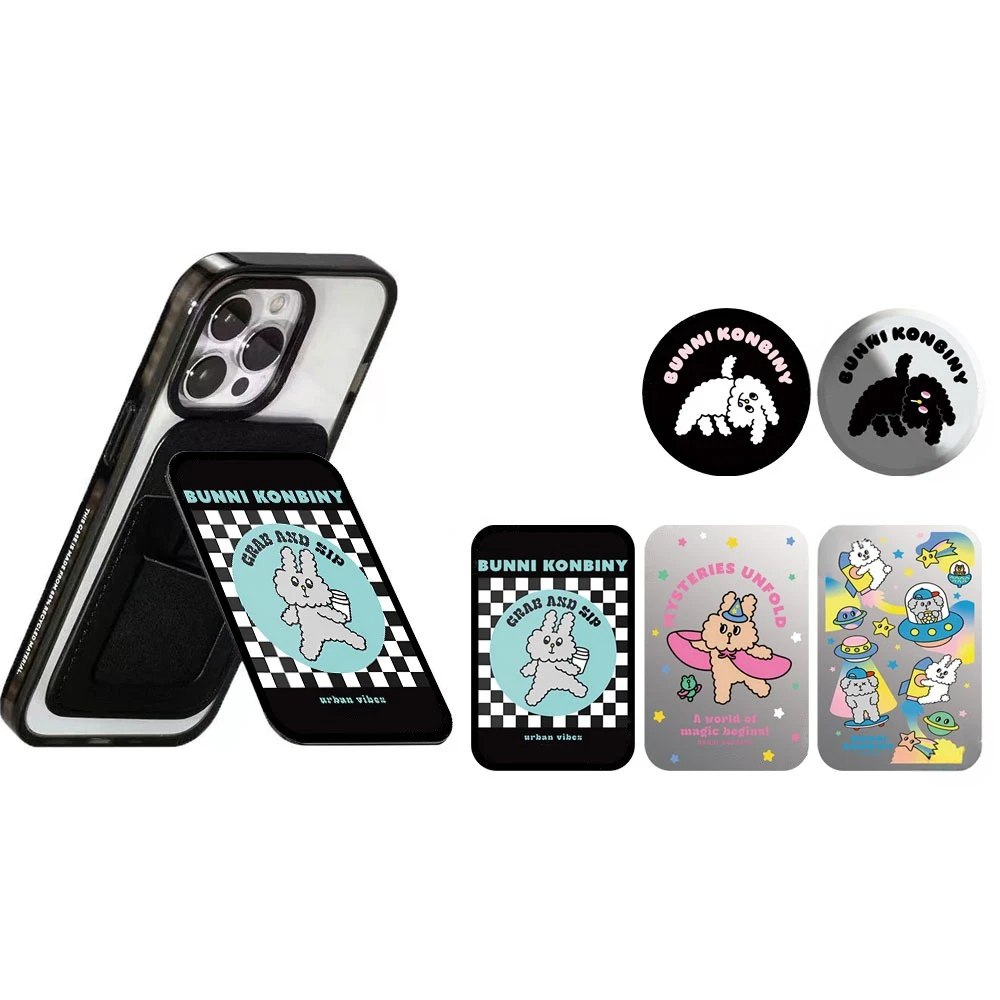 

Cartoon Bus Magnetic Folding Phone Stand for IPhone 12 13 14 15 16 Pro Max Holder Mount Support for S25U