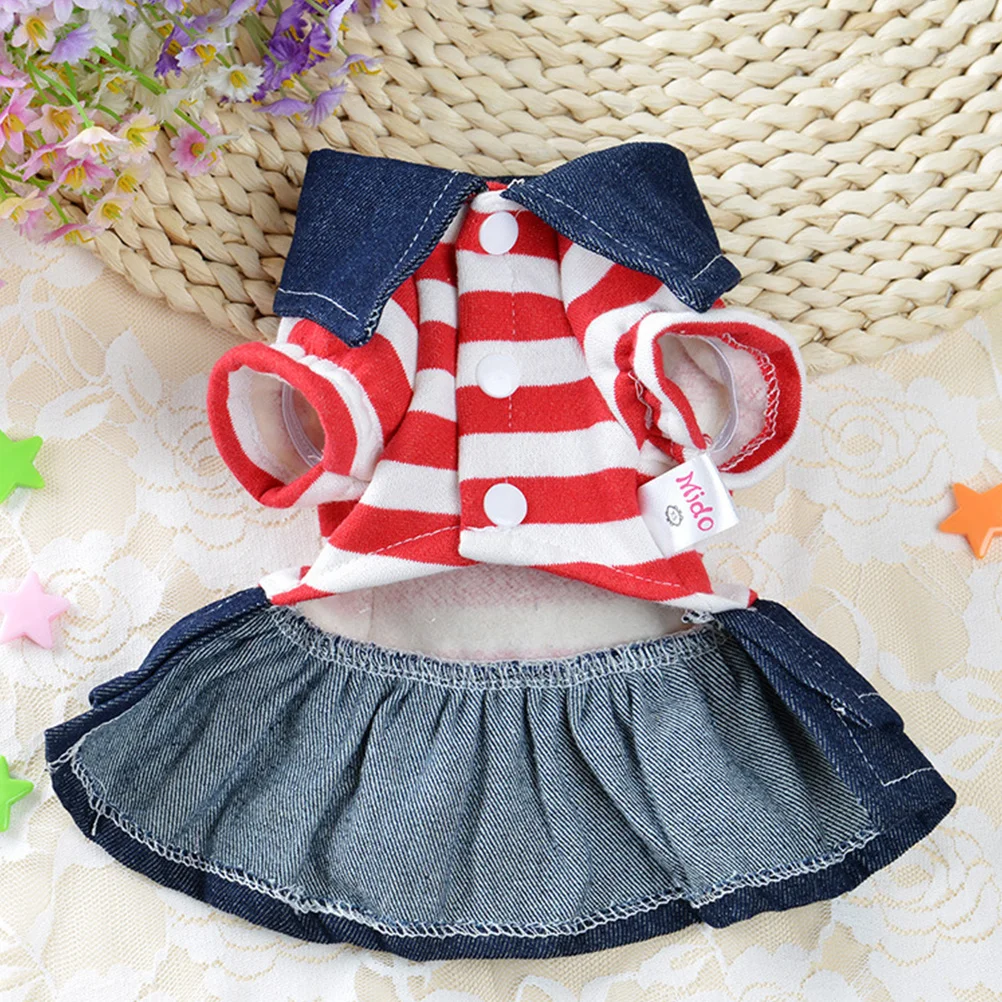 

Dress For Small Dogs Cute Striped Apparel Winter Summer Outdoor Wear Dog Clothes Pet Apparel Dog Dress