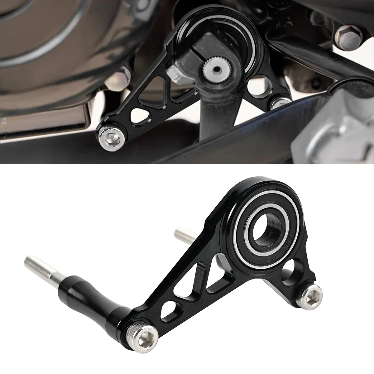 Motorcycle Shift As Shifter Ondersteuning Aluminium Rood Zwart Voor Honda Grom 125 Aap 2022 + JC92 JB03 5-speed CT Trail 125 2023